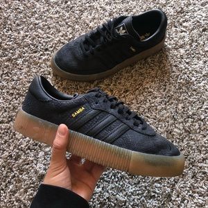 Adidas sambarose platform sneakers
